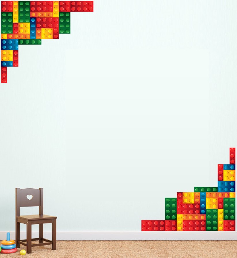 Lego Köşe Sticker S1