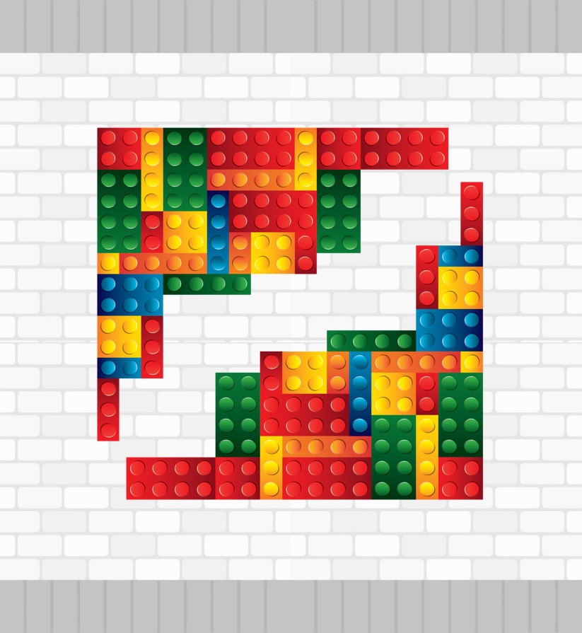 Lego Köşe Sticker S1