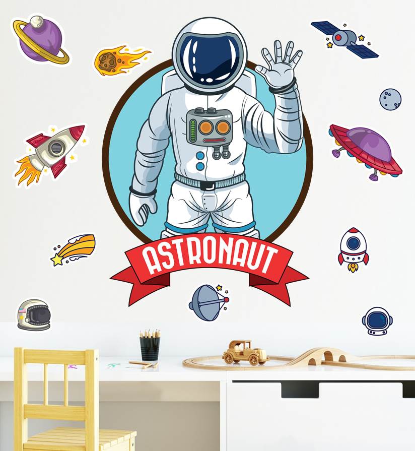 Astronot Sticker Seti S1