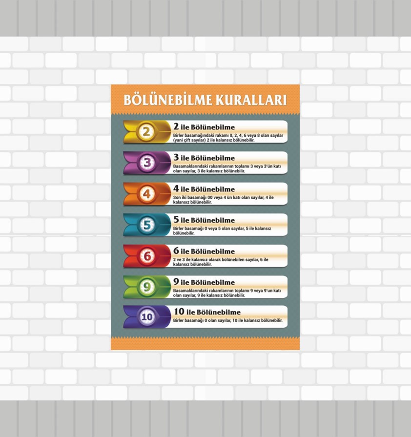 Bölünebilme Kuralları