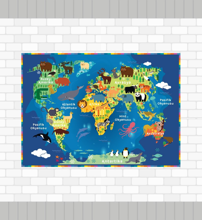 Kids Map poster P3