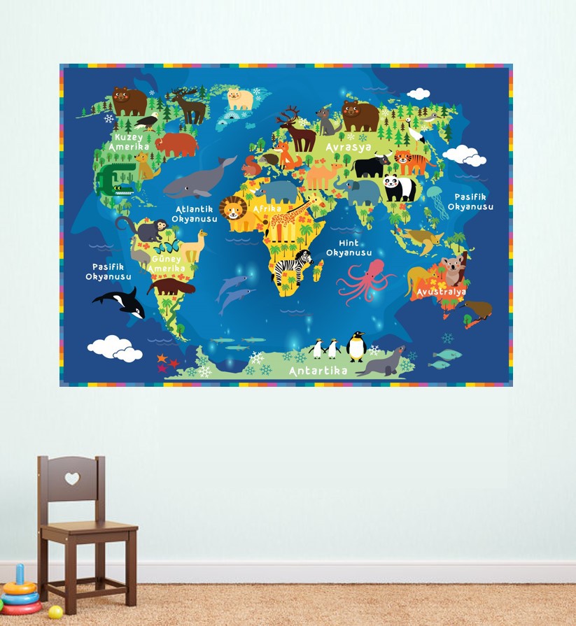 Kids Map poster P3