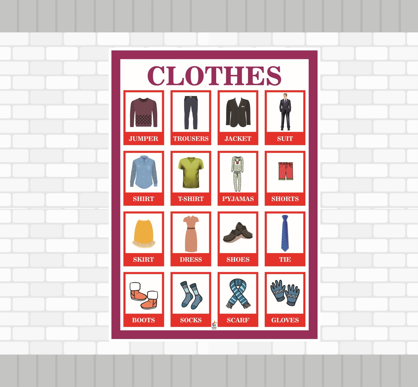 Clothes Poster - Kıyafetler Posteri