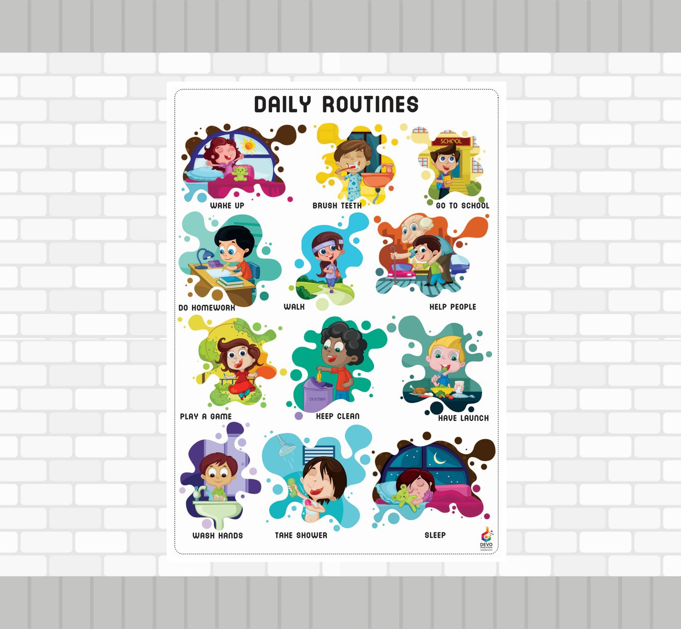 Daily Routines Poster