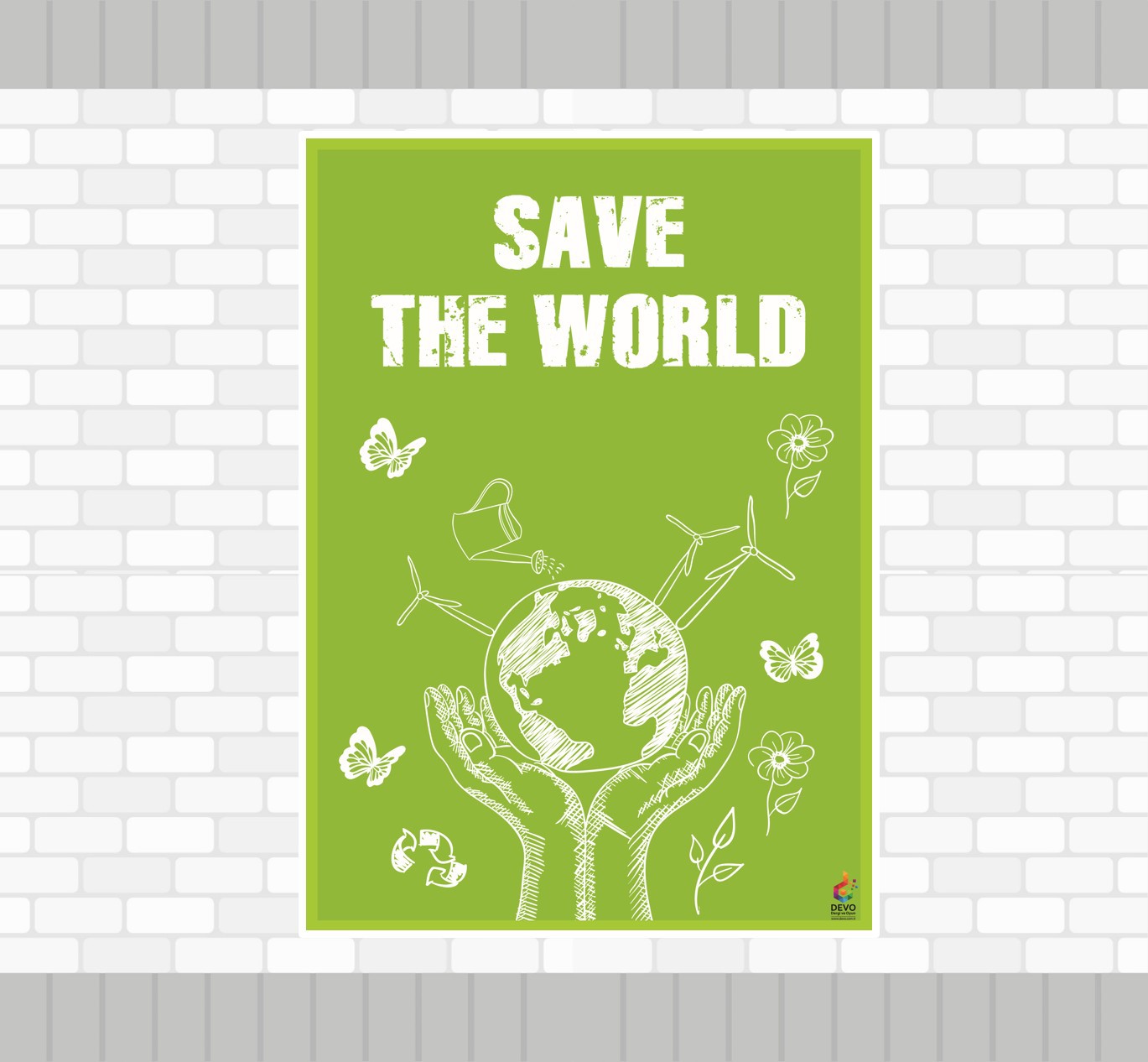 Save The World  Poster - Dünyayı Kurtar Posteri