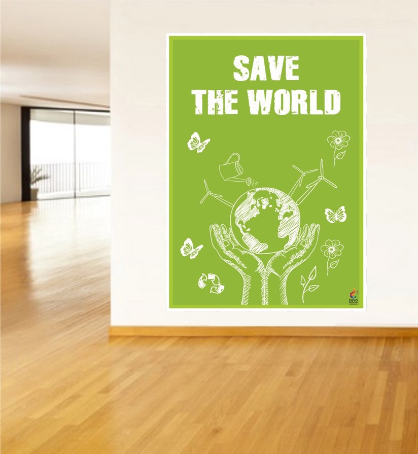 Save The World  Poster - Dünyayı Kurtar Posteri