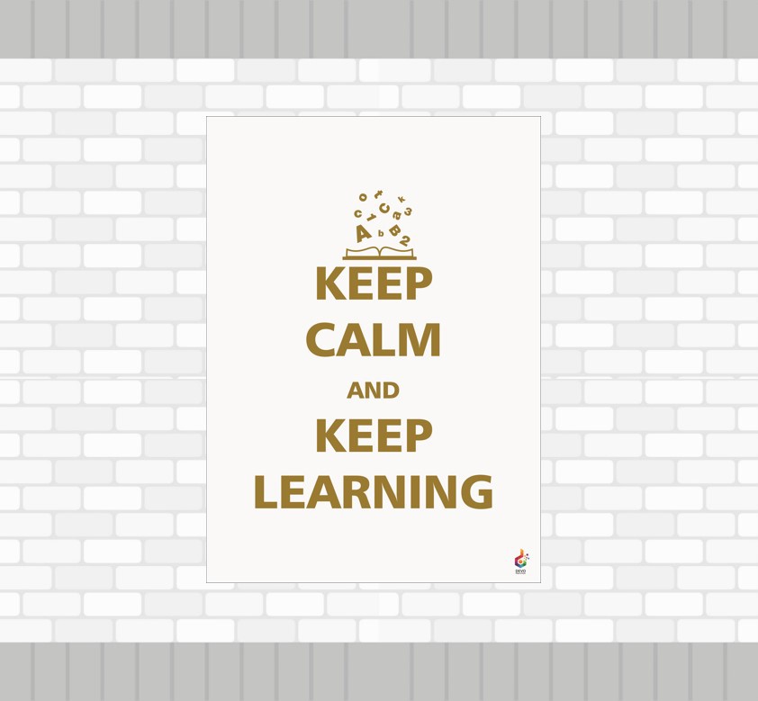 Keep Calm İngilizce Poster 4