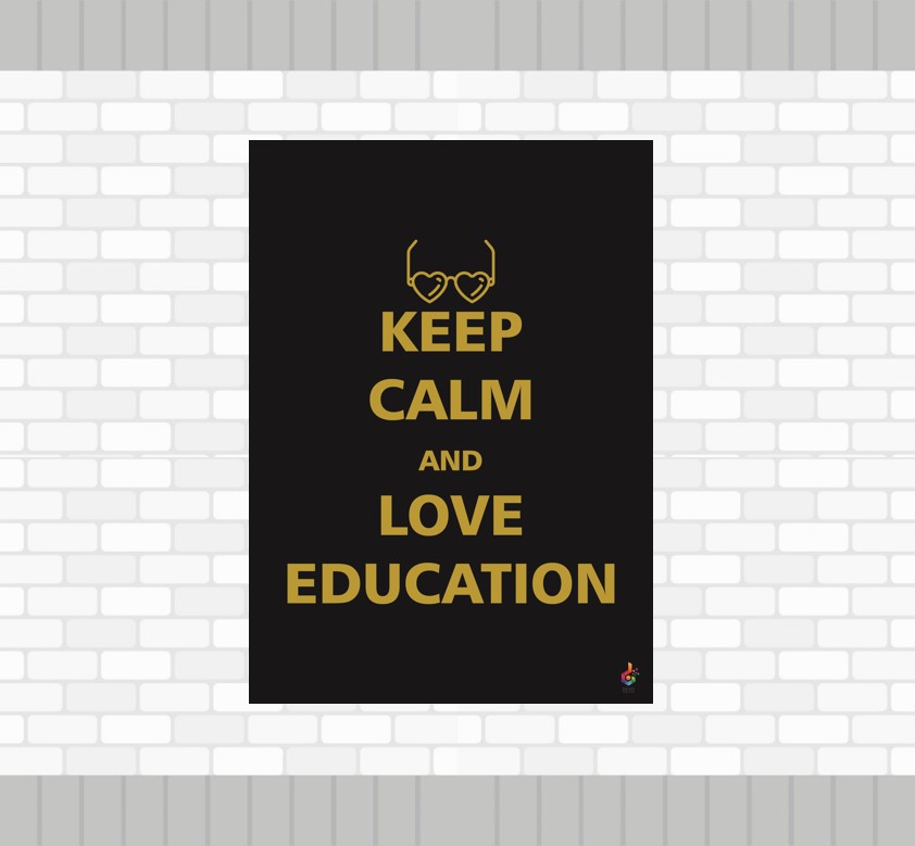 Keep Calm İngilizce Poster 8