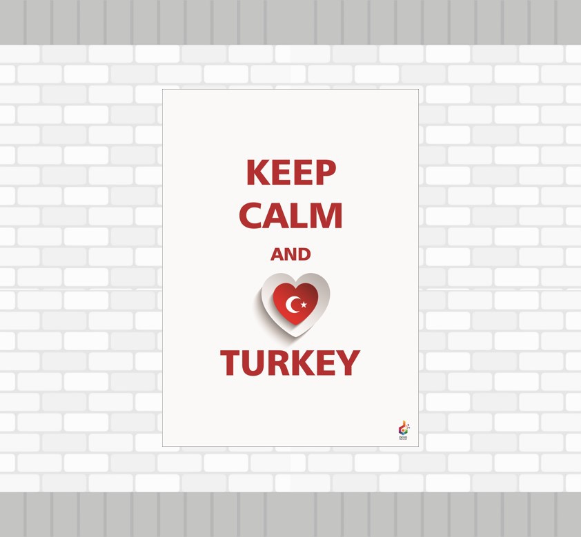 Keep Calm İngilizce Poster 9