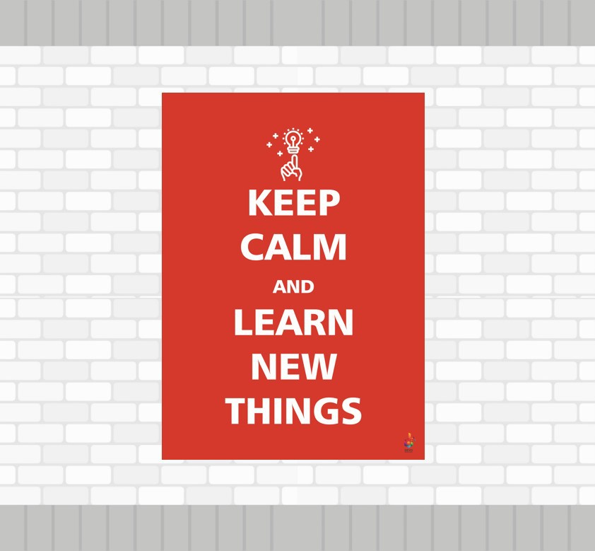 Keep Calm İngilizce Poster 5