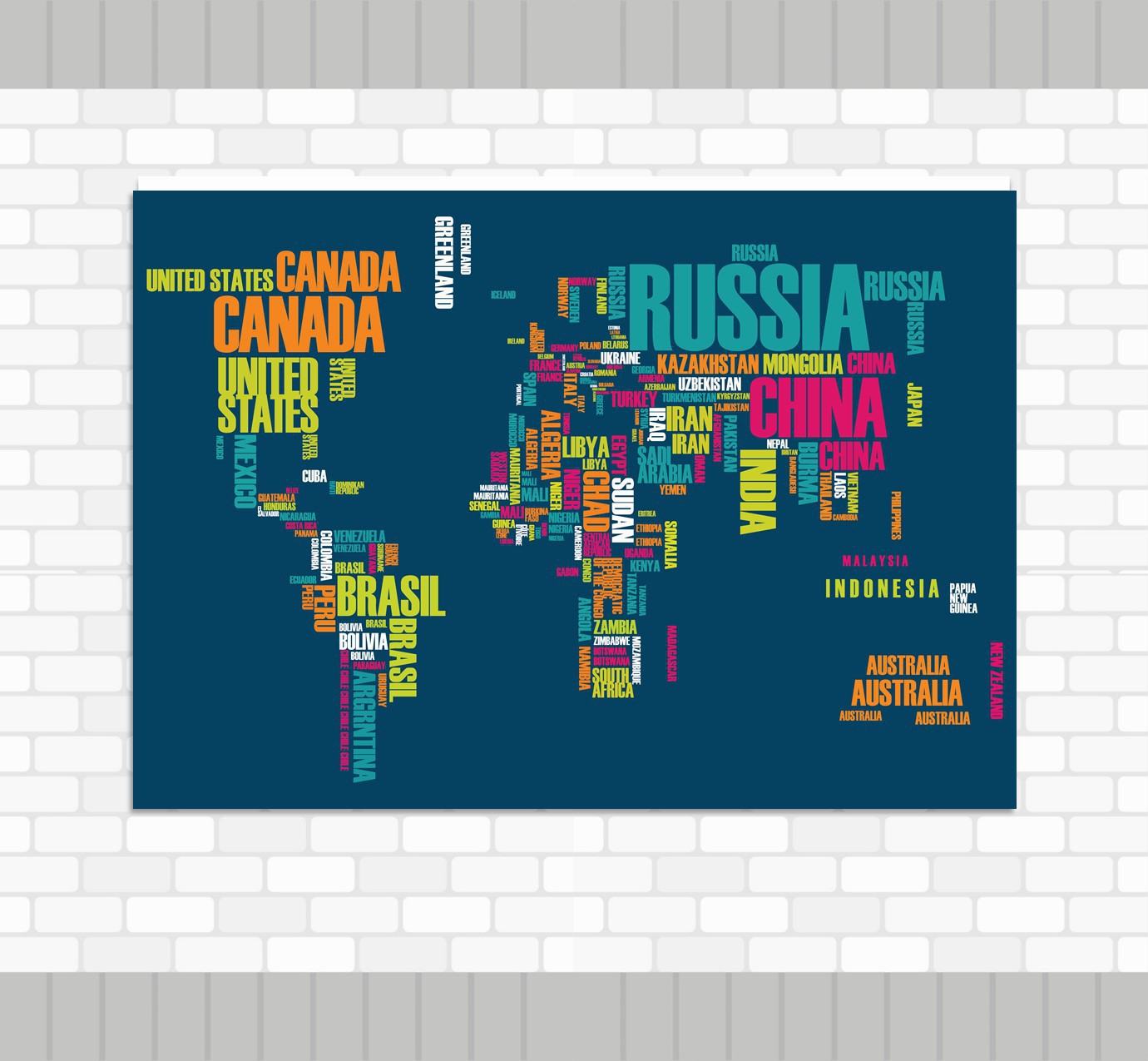Kelimelerle Dünya Haritası