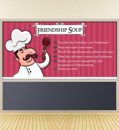 friendship poster, ingilizce dostluk posteri