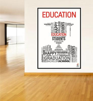 education poster, ingilizce eğitim posteri