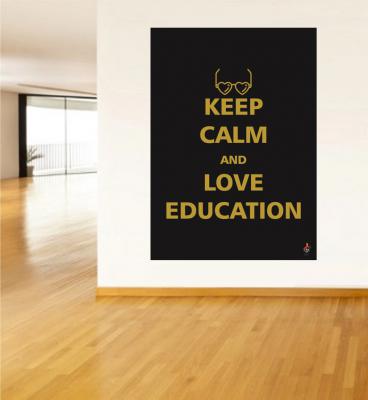 keep calm ingilizce poster