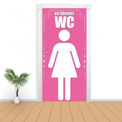 Kız Wc Kapı Giydirme