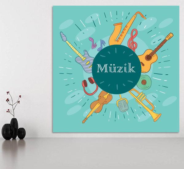 Müzik Sınıfı Poster ve Duvar Giydirme