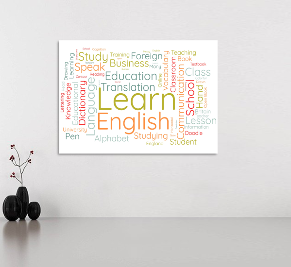 İngilizce Kelimeler Poster ve Duvar Kağıdı