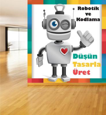 Robotik ve Kodlama Poster ve Duvar Giydirme