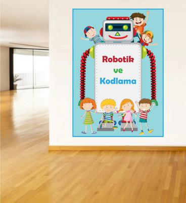 Robotik ve Kodlama Poster ve Duvar Giydirme