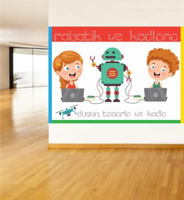 Robotik ve Kodlama Poster ve Duvar Giydirme