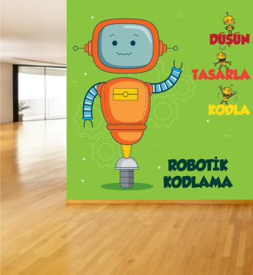 Robotik ve Kodlama Poster ve Duvar Giydirme