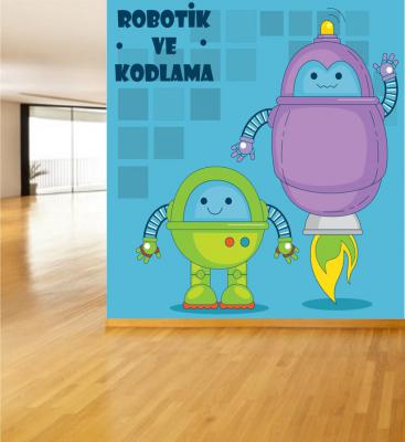 Robotik ve Kodlama Poster ve Duvar Giydirme