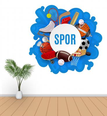 Spor Salonu Poster ve Sticker