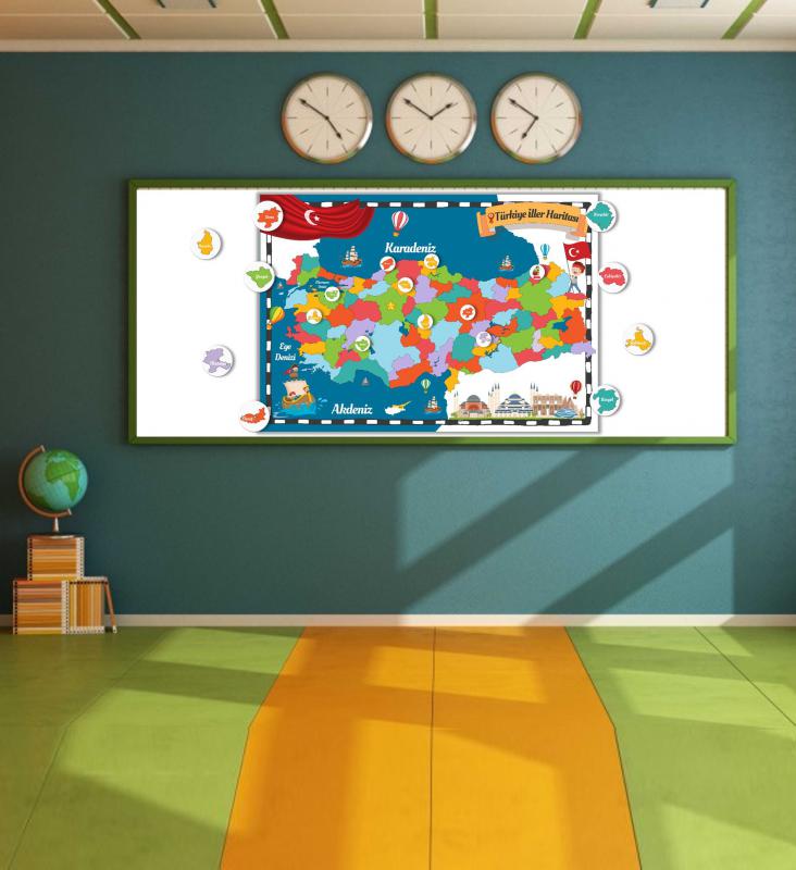 Manyetik Puzzle Türkiye Haritası