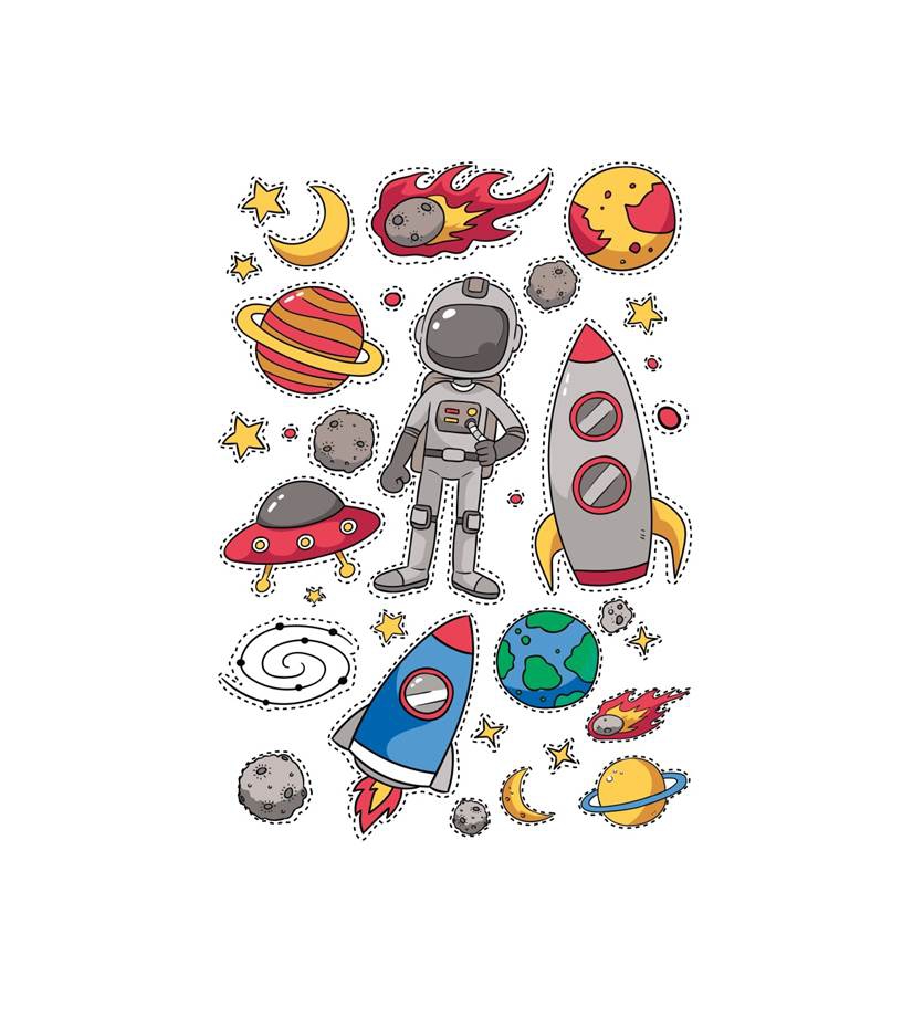 Uzay Yolu Sticker Seti S2